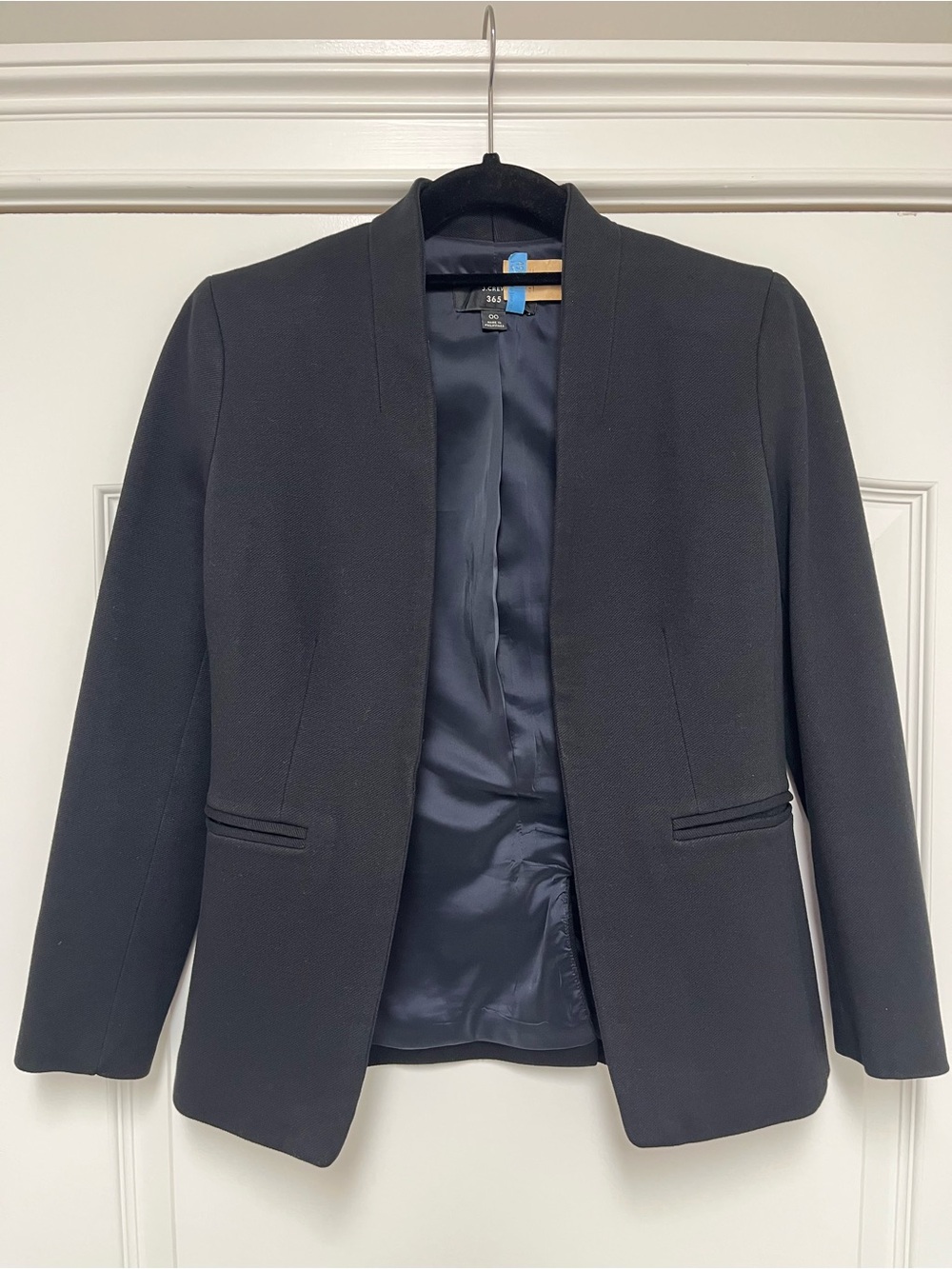 J. Crew | Black Open-Front Blazer